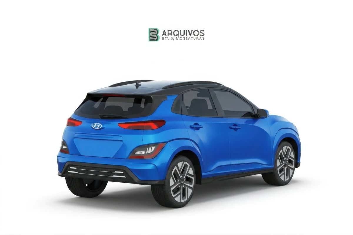 Modelo 3D STL - Hyundai KONA electric 2022 — foto 4